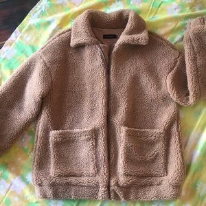 Kooosin Teddy Coat warm and fuzzy  size L